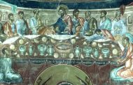 Makvala Kharebava: İşbu SON AKŞAM YEMEĞİ  konulu fresk UBİSA MANASTIRI'nde XIV asıra aittir ve
