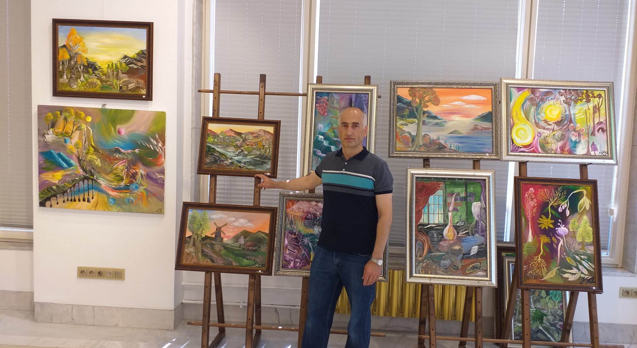 Gürcü Ressam İsa Aktaş Bursa'da Sanat Severlerle Buluşuyor