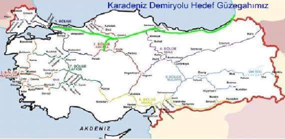 İSTANBUL SAMSUN SARP HIZLI DEMİRYOLU İSTİYORUZ