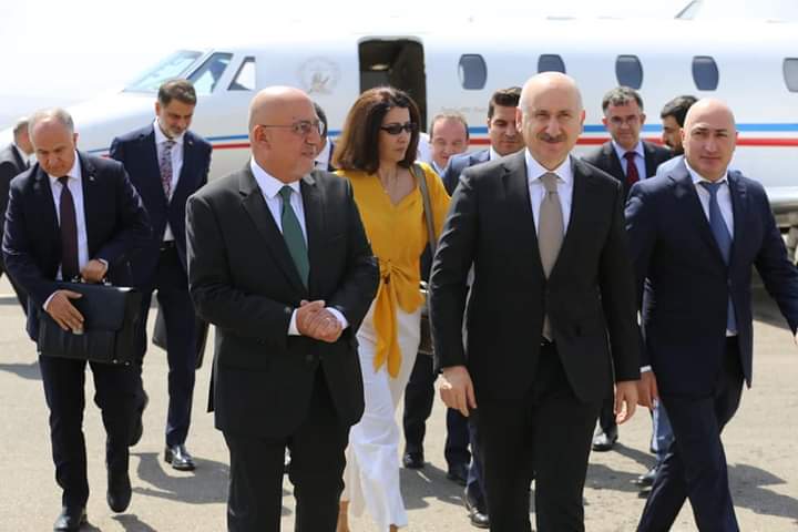 Gürcistan, Türkiye ve Azerbaycan Ulaştırma Bakanları Tiflis'te Toplandı