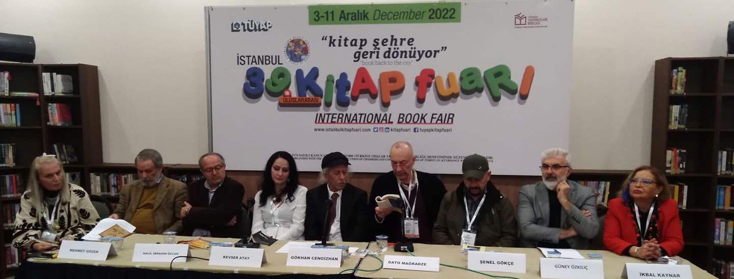 Dato Mağradze ve Uluslararası İstanbul Kitap Fuarında Renkli Karşılaşmalar