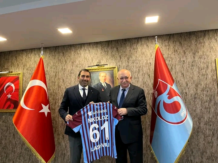 Baskonsolos Nikoloz IASHVILI ile Trabzonspor Asbaşkanı Zeyyat KAFKAS bir araya geldi!