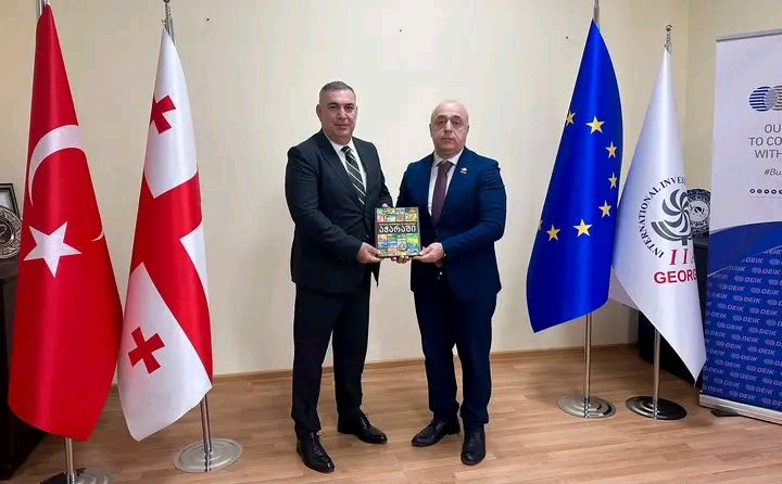 Batum Başkonsolosumuz Adnan Altay Altinörs Deik Başkanı Osman Çalışkan Mzhavanadze İle Bir Görüşme Gerçekleştirdi