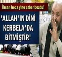 İhsan Eliaçık:  Allah'ın dini Kerbela'da bitmiştir!