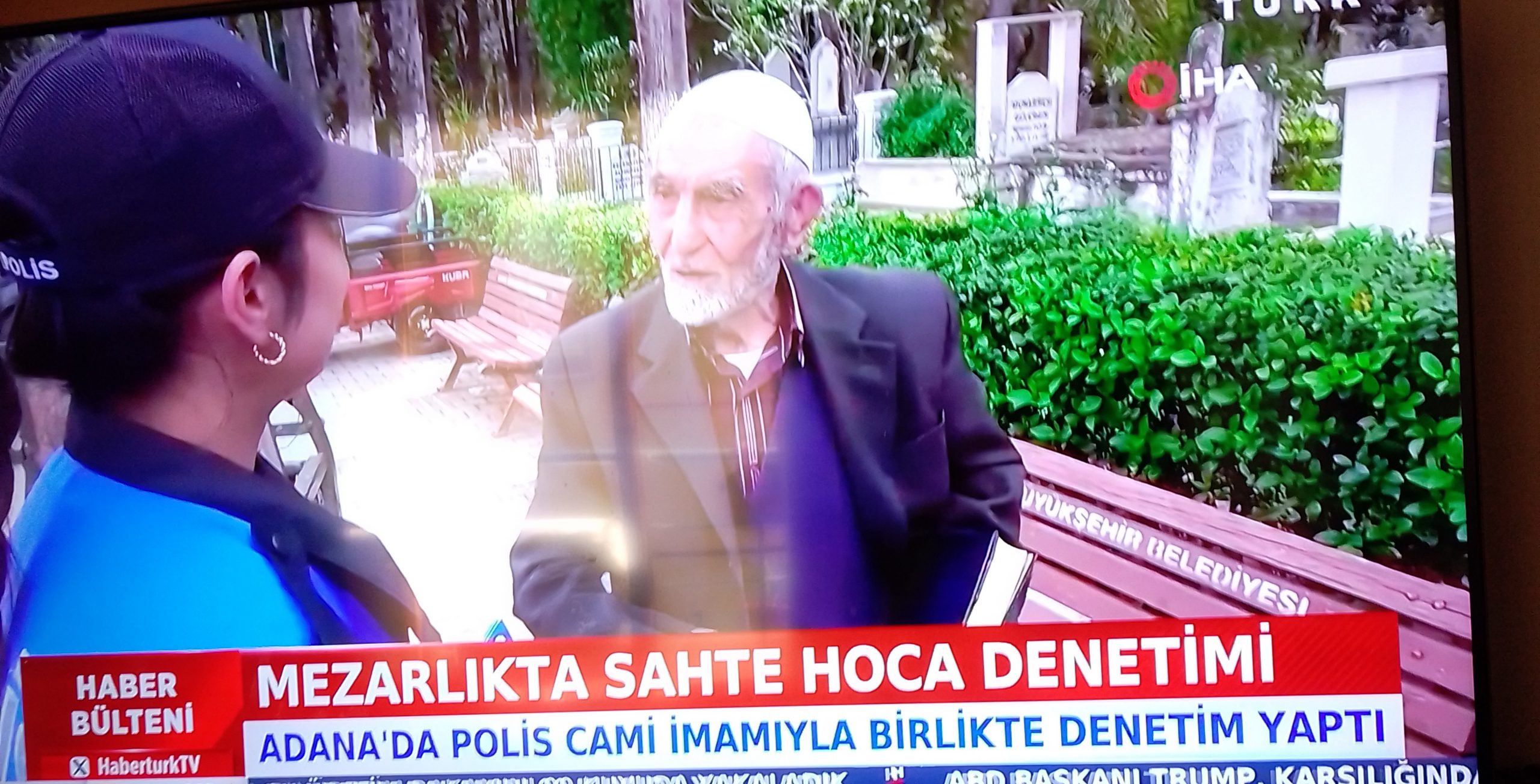 Mezarlıkta Sahte Hoca Denetimi
