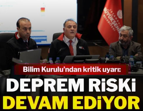 İstanbul'da Deprem riski ortadan kalkmadı