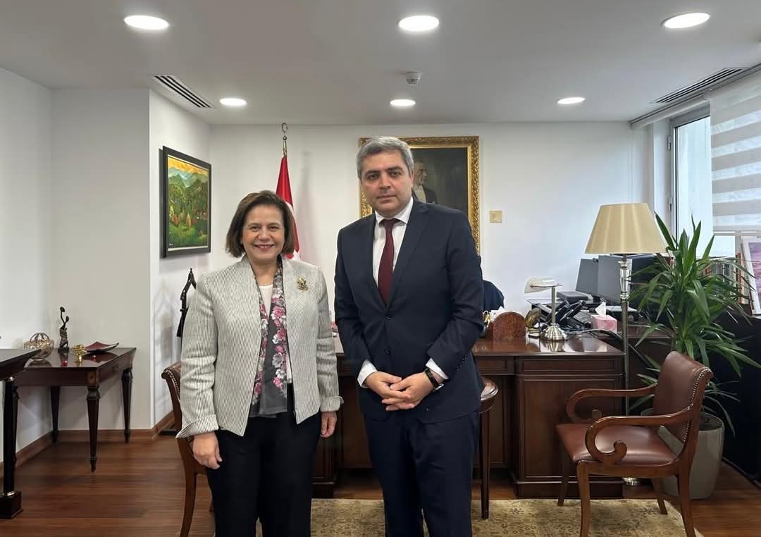 🇹🇷 🇬🇪 Büyükelçi Arçil Kalandia Dışişleri Bakan Yardımcısı Berris Ekinci ile görüştü!