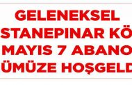 KESTANEPİNAR KÖY'U GELENEKSEL YEDİ MAYIS ABANO GÜNÜ