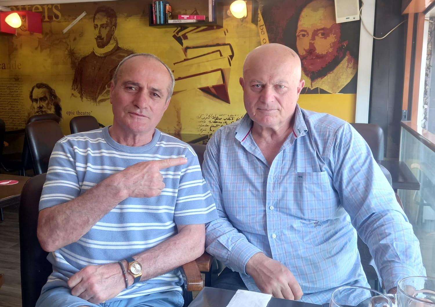 ​Gürcistan Şotokan Karate-do Federasyonu Başkanı Nodar Khajishvili ile İstanbul'da..