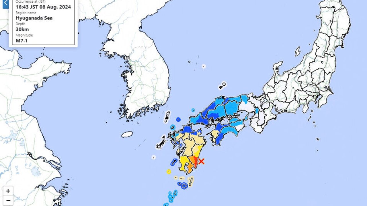 Japonya’da Şiddetli Deprem: 7.1