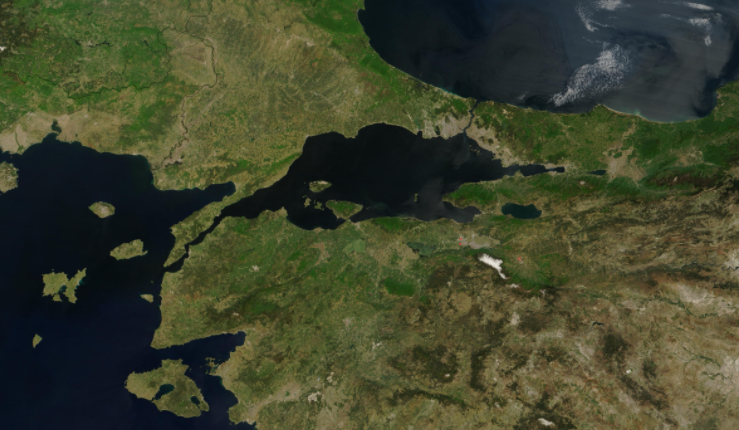 Dünyanın en küçüğü Marmara Denizi