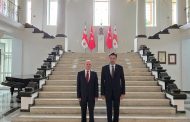 Gürcistan Büyükelçisi Mustafa Türker Ari Batum Başkankosolosluk görevine başlayan Yaşar Ergün ile görüştü